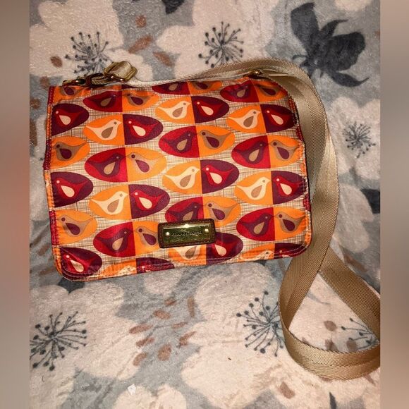 Franco Sarto Geometric Bird Crossbody Bag Like New - Picture 1 of 11